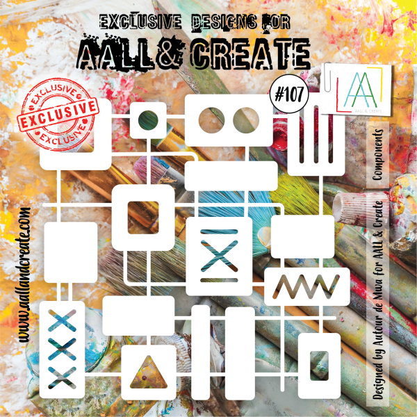 AALL and Create  Components  Stencil - Schablone 6x6