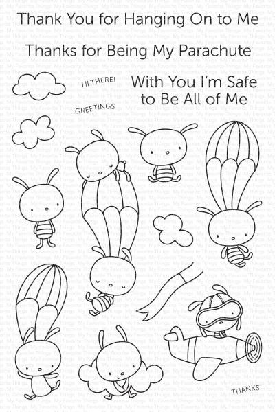 My Favorite Things Stempelset "Parachute Pals" Clear Stamp Set