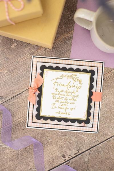 Crafters Companion - Friends for Life - Im Here For You - Clear Stamps