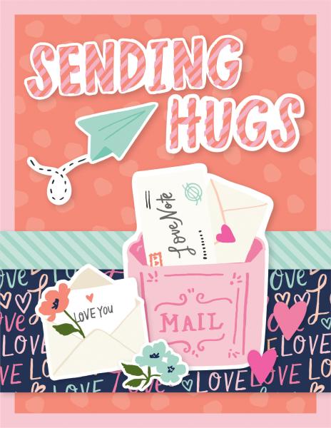 Simple Stories Simple Cards Kit Sending Hugs! Simple Cards Kit - Bits & Pieces