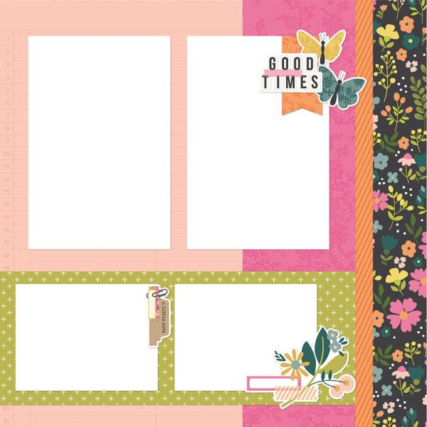 Simple Stories  Simple Pages Kit Laugh & Love  Simple Pages Kit - Bits & Pieces