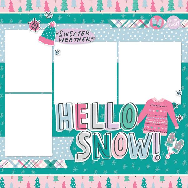 Simple Stories Simple Pages Kit Winter Days Simple Pages Kit - Bits & Pieces