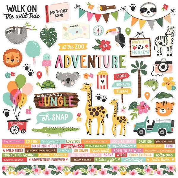 Simple Stories Simple  Into the Wild Collection  Kit