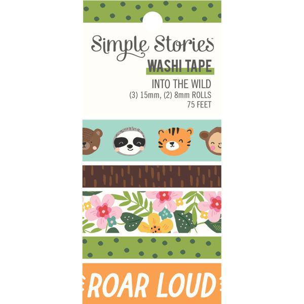 Simple Stories  " Into the Wild "  Washi Tape