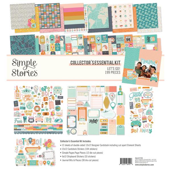 Simple Stories -  Let's Go!  - Collectors Essential Kit 