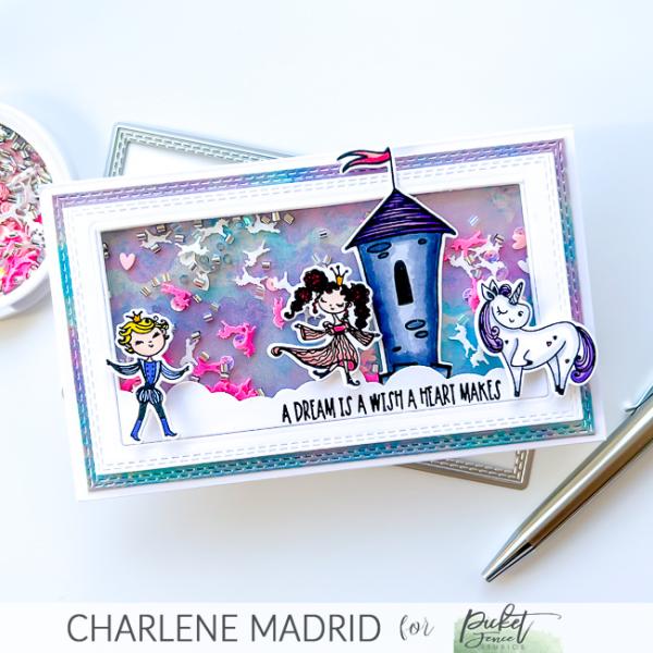 Picket Fence Studios "Princessland Dear " Clear Stamps