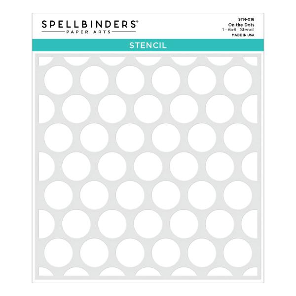 Spellbinders Stencil "On the Dots" - Schablone