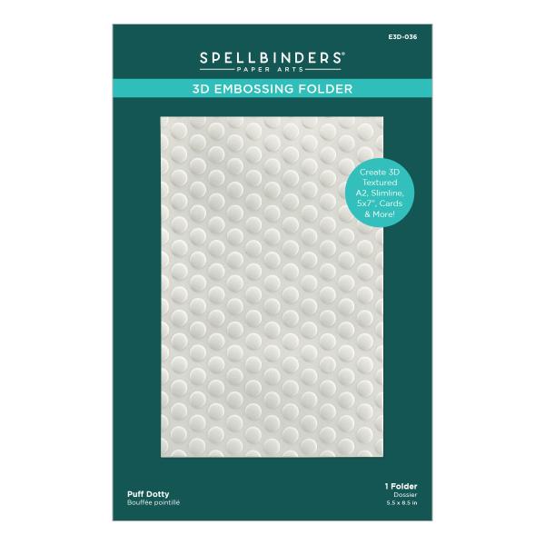 Spellbinders Embossingfolder "Puff Dotty 3D" - Prägefolder