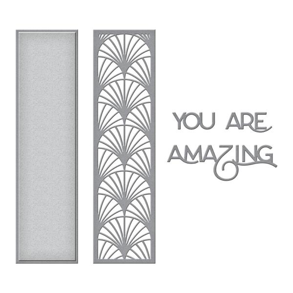 Spellbinders Dies "You're Amazing Etched" Stanzschablonen