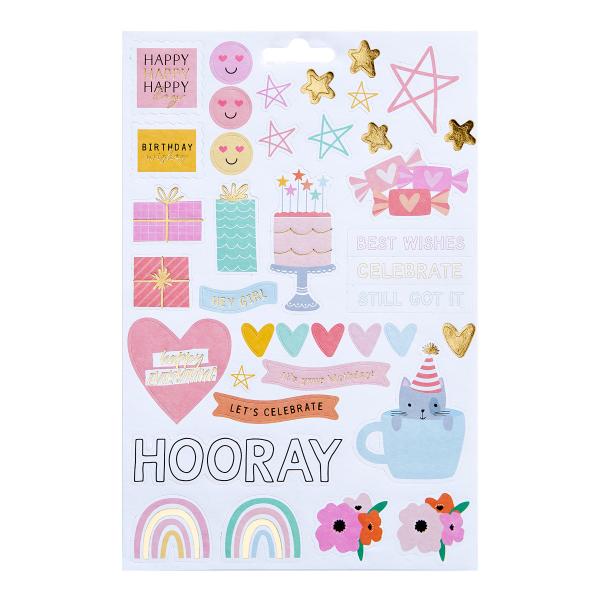 Spellbinders Sticker Pack  "Birthday Celebrations " 