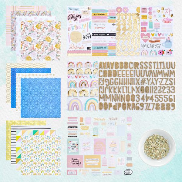 Spellbinders  "Craft Your Birthday Celebrations Embellishment Bundle" 