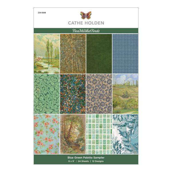 Spellbinders Paper Pad "Blue Green Palette Sampler" 