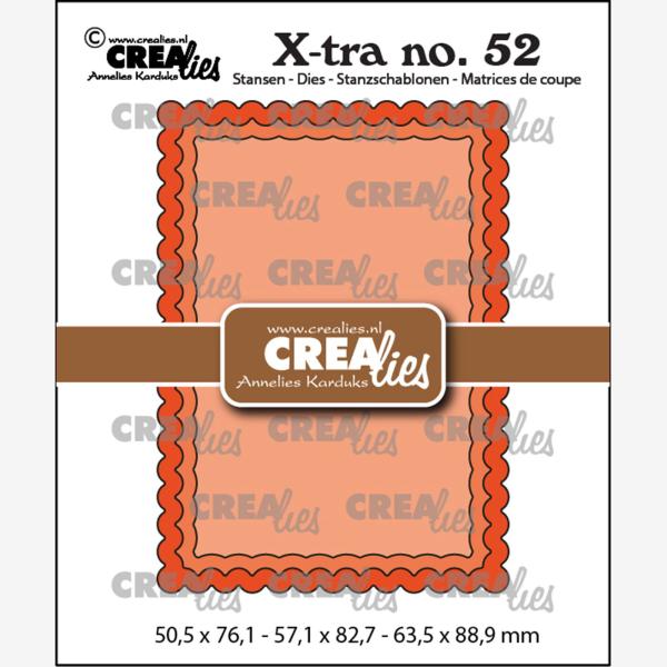 Crealies - Xtra Stanzschablone Atc Scallop 