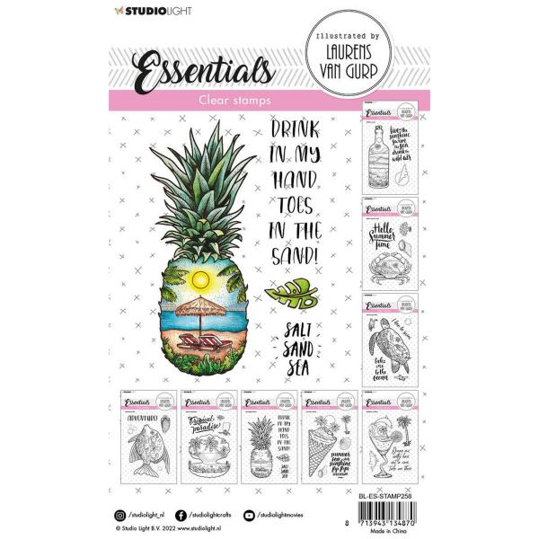 Studio Light - Clear Stamps "Pineapple Beach"