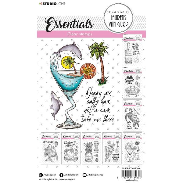 Studio Light - Clear Stamps "Dolphins Cocktail"