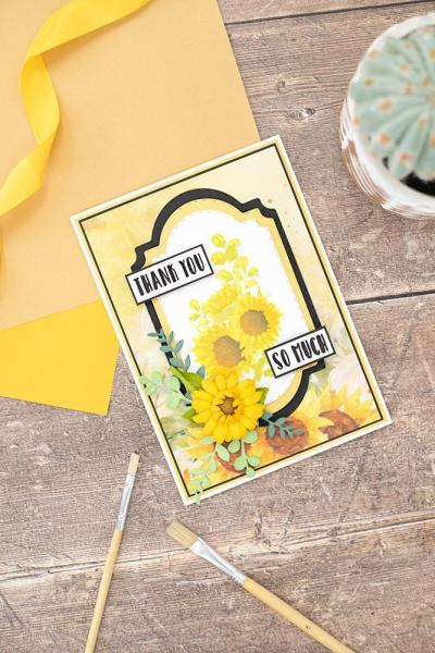 Crafters Companion -  Sunflower Bou - Clear Stamps