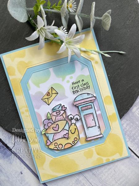 Woodware Snail Mail   Clear Stamps - Stempel 