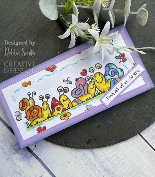 Woodware The Snail Family   Clear Stamps - Stempel 