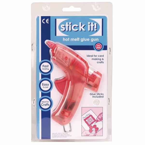 Docrafts Stick It! Hot Melt Glue Gun Red  