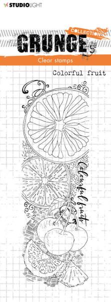 Studio Light - Clear Stamp Grunge collection Colourful Fruit Grunge Stamps - Stempel