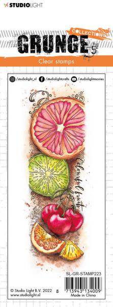 Studio Light - Clear Stamp Grunge collection Colourful Fruit Grunge Stamps - Stempel