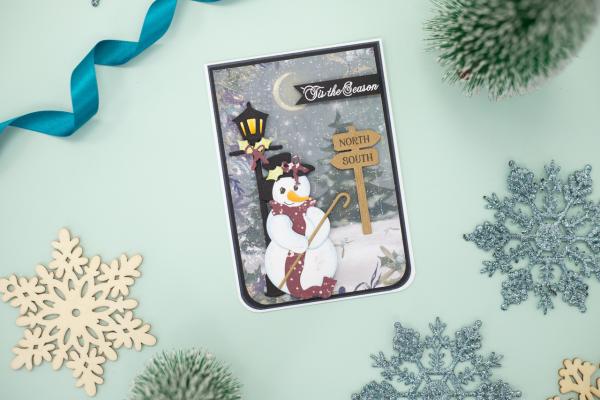 Crafters Companion -Jolly Snowman  - Stanze & Stempel