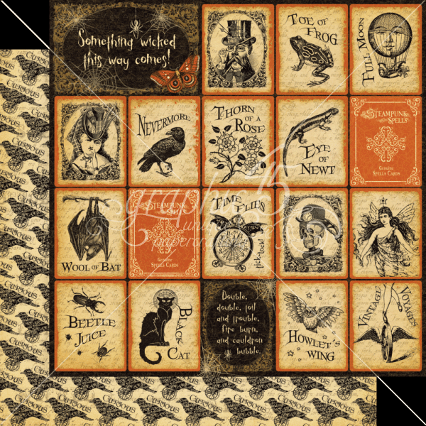 Graphic 45 "Steampunk Spells" 8x8" Paper Pad