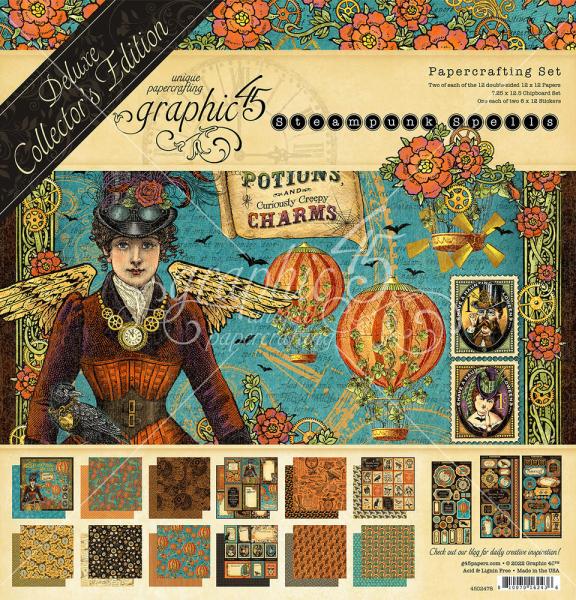 Graphic 45 "Steampunk Spells Deluxe Collector's Edition" 12x12" Collection Pack