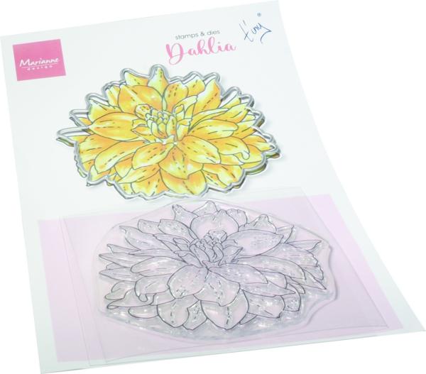 Marianne Design - rianne Design Stamp & Die Tiny's Flowers Dahlia