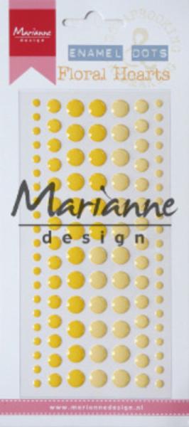 Marianne Design - Enamel Dots  - Floral Hearts 