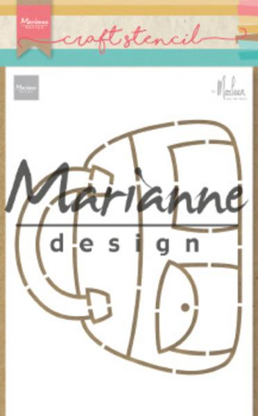 Marianne Design - Stencil - by Marleen Bag  - Schablone 