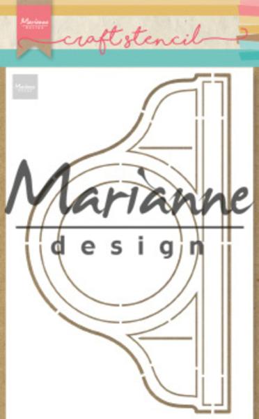 Marianne Design - Stencil - Pendule  - Schablone 