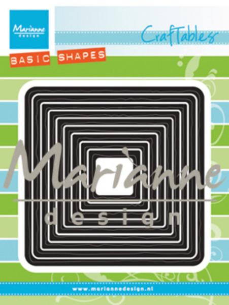 Marianne Design Craftables - Distressed Square  - Stanzschablone 