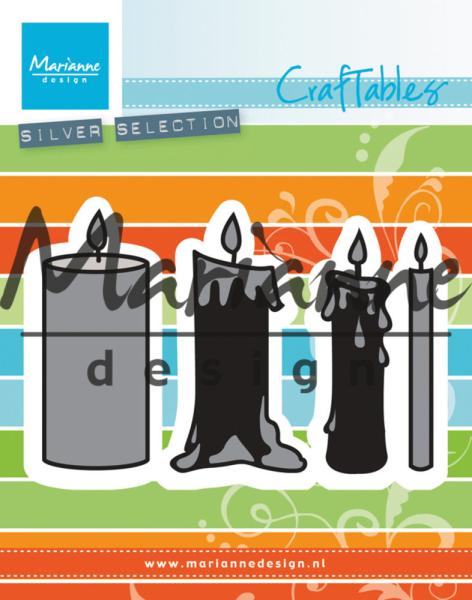 Marianne Design Craftables - Dies -  Candles Set  - Stanzschablone 