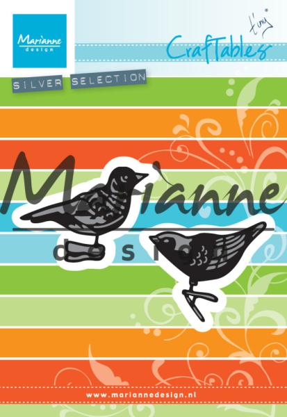 Marianne Design Craftables - Dies -  Tiny's Ornaments Birds  - Stanzschablone 