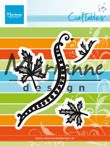 Marianne Design Craftables - Dies - Tiny's Swirls & Leaves 1 - Stanzschablone 