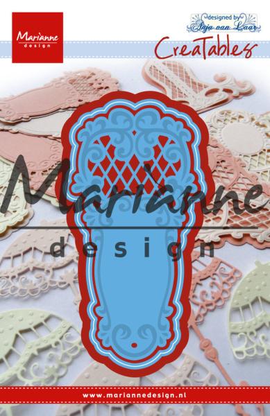 Marianne Design Creatables - Dies -  Anja's Fan 2  - Präge- und Stanzschablone 