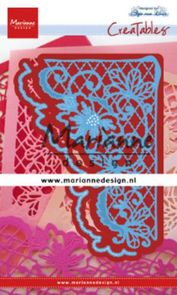 Marianne Design Creatables - Dies -  Anja's Flower Corner  - Präge- und Stanzschablone 