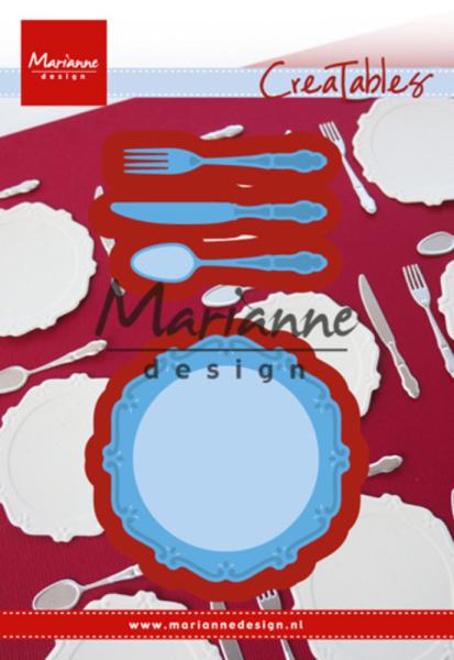 Marianne Design Creatables - Dies -  Diner Set  - Präge- und Stanzschablone 
