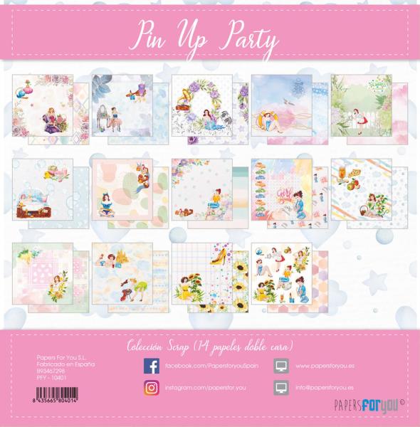 Papers For You - Paper Pad- Pin Up Party  30.5 x 32 cm - Paper Pack