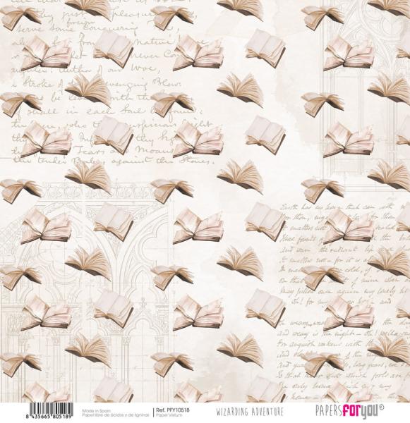 Papers For You - Vellum Paper Pack- Wizarding Adventure  30 x 31 cm 