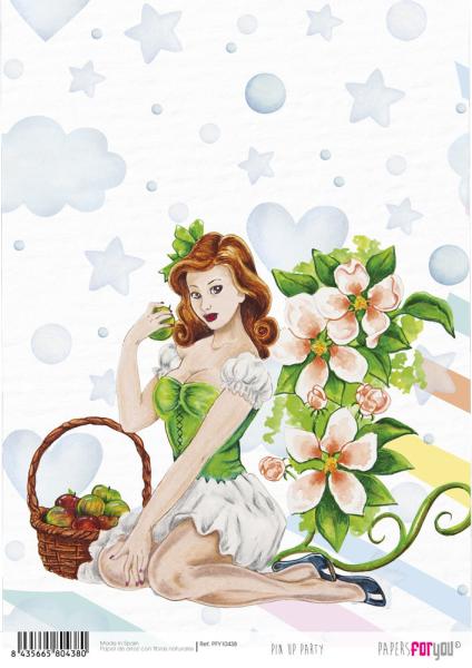 Paper For you - Rice Paper Kit -   Pin Up Party  - Decoupage