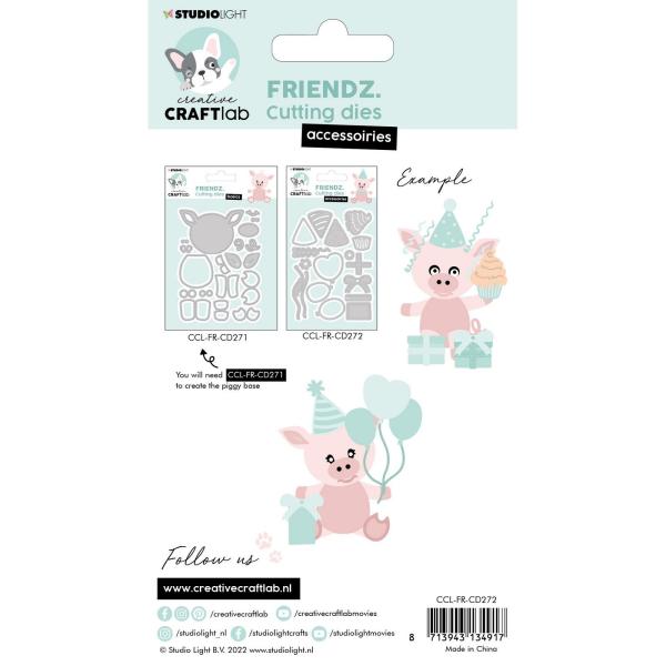 Creative Craft Lab - Studio Light - Dies -  Piggy Accessories - Stanze 