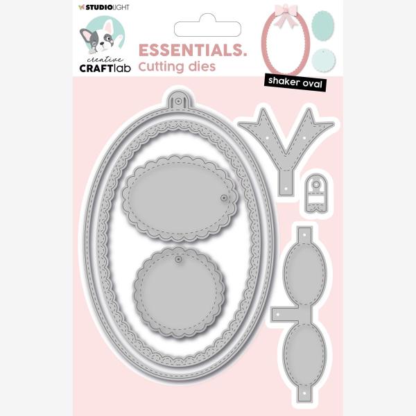 Creative Craft Lab - Studio Light - Dies - Oval Shaker - Stanze 