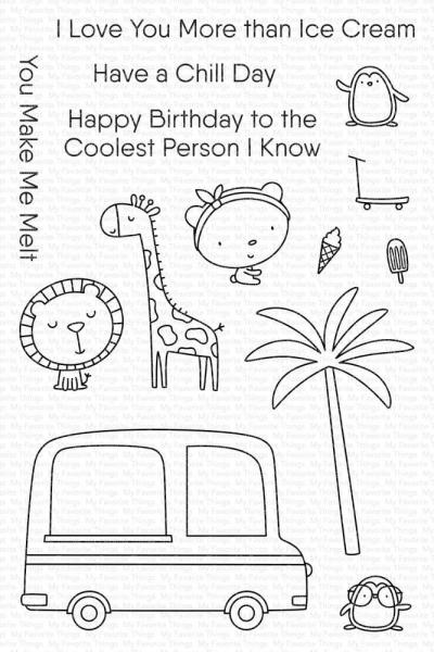 My Favorite Things Stempelset "Chill Friends" Clear Stamp Set