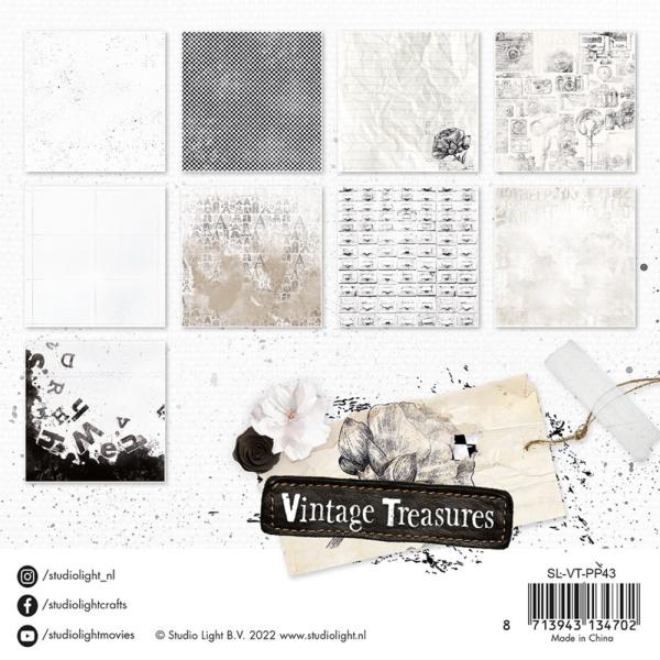 Studio Light - Paper Pad - Vintage Treasures 