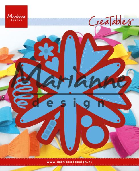 Marianne Design Creatables - Dies -  Rosette  - Präge - und Stanzschablone 