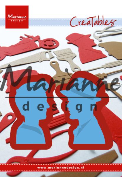 Marianne Design Creatables - Dies -  Silhouet Man  - Präge - und Stanzschablone 