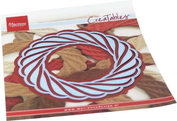 Marianne Design Creatables - Dies -  Wicker Wreath  - Präge - und Stanzschablone 