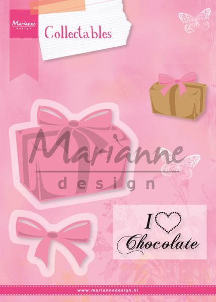 Marianne Design -Collectables - Stamp & Dies -  Box of Chocolates  - Stempel und Stanzschablone